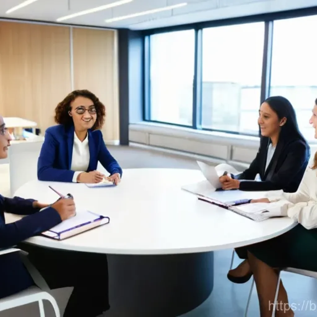 직업상담사 관련 강의 영상 추천 - **Prompt 1: Collaborative Career Guidance Session**
    "A vibrant and diverse group of young adults...