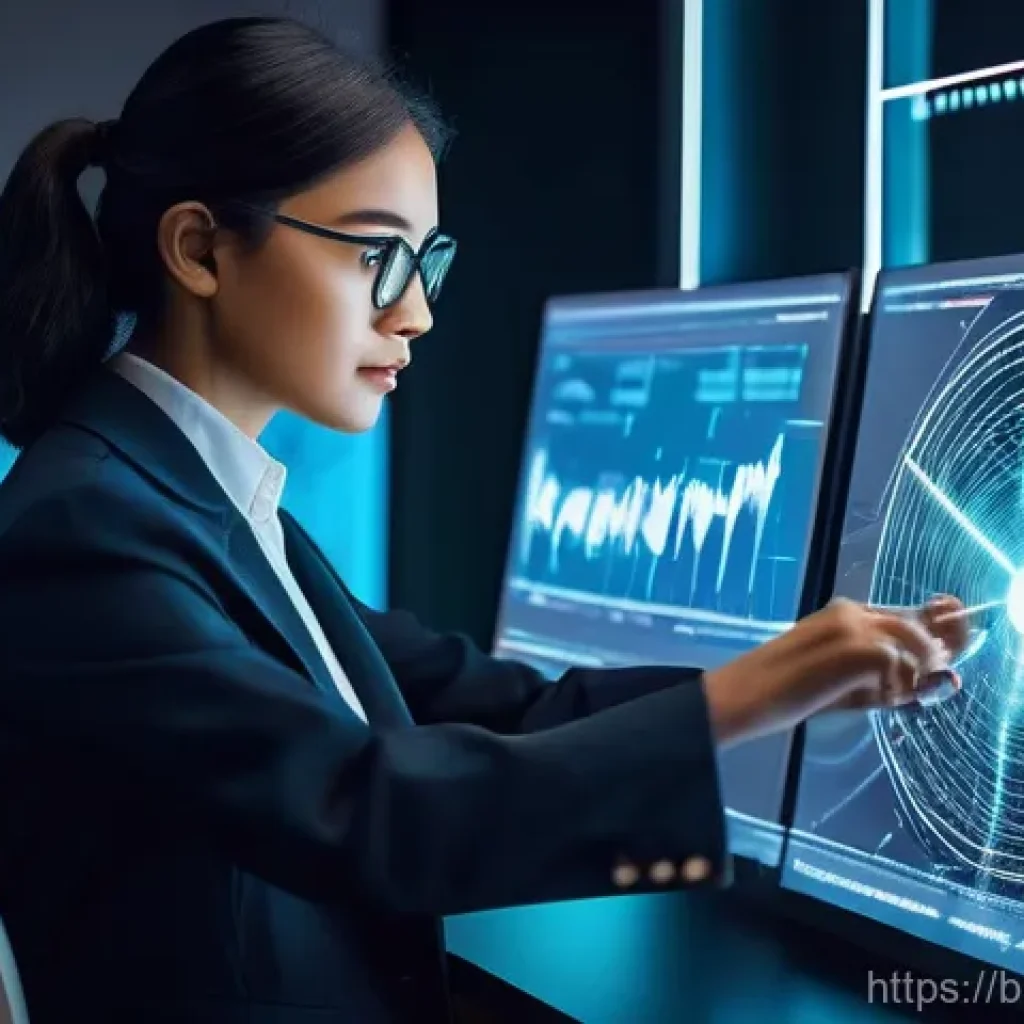 직업상담사 필수 소프트웨어 - **Prompt: "A professional and diverse career consultant, dressed in smart business casual attire, is...