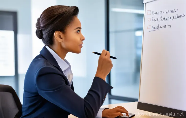 직업상담사와 직업선택 방법 - **Prompt 2: Modern Learning and Technological Adaptation**
    "A diverse group of young professiona...